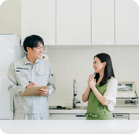 家電付き・設備向上など